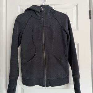 lululemon athletica Charcoal Gray Zip Hoodie